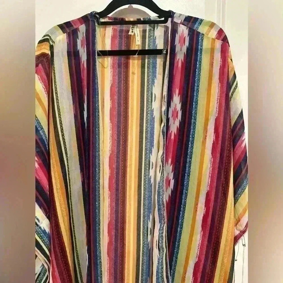 NWT Live 4 truth Tropical color Kimono - Picture 5 of 5